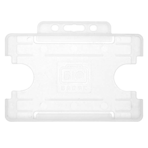 Bilde av Bio ID badge Cardholder/carrying face open plastic frosted/clear (horizontal/landscape). 60270450 (DE,SE,NO,FI,RO,PL)